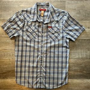 Mens pearl snap American Exchange shirt